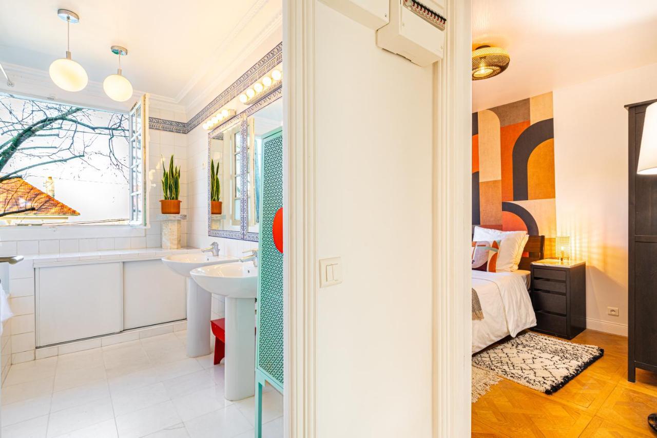 Stylish Modern Apartement - Art, Design, Garden, Villa Des Ammonites Meudon Exterior foto