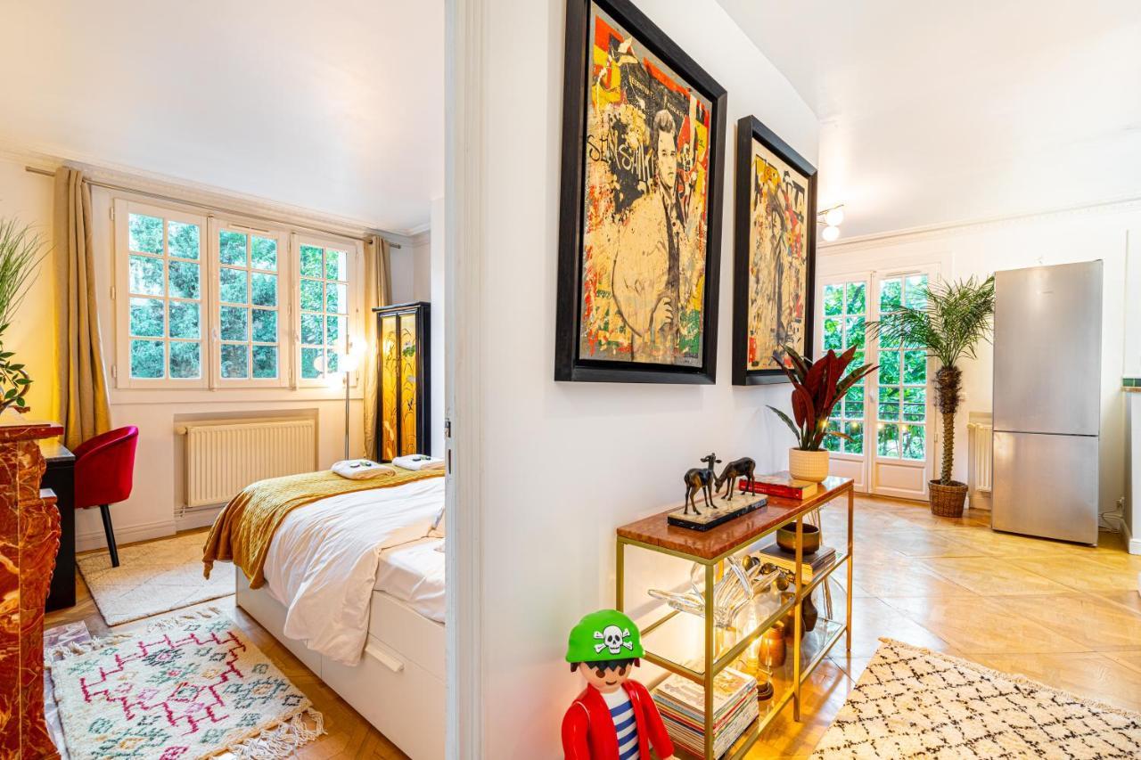 Stylish Modern Apartement - Art, Design, Garden, Villa Des Ammonites Meudon Exterior foto